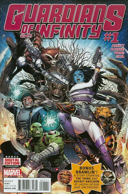 Cover of Guardians of Infinity (Vol 1) #1. One of 250,000 Vintage American Comics on sale from Krypton!