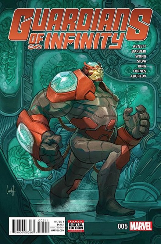 Cover of Guardians of Infinity (Vol 1) #5. One of 250,000 Vintage American Comics on sale from Krypton!
