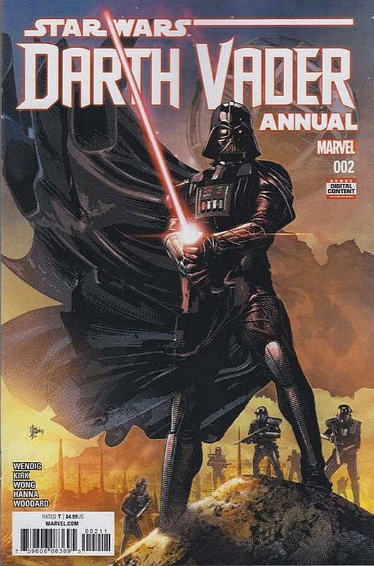 Cover of Darth Vader Annual (2016) #2. One of 250,000 Vintage American Comics on sale from Krypton!