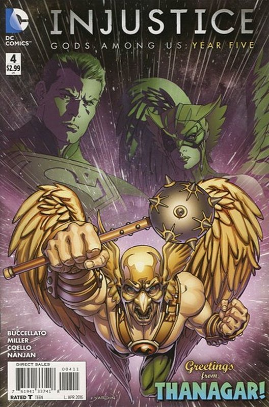 Cover of Injustice: Gods Among Us - Year Five #4. One of 250,000 Vintage American Comics on sale from Krypton!