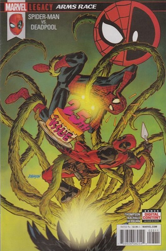 Cover of Spider-Man & Deadpool (Vol 1) #25. One of 250,000 Vintage American Comics on sale from Krypton!
