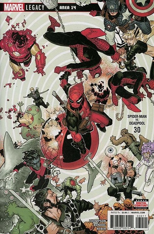 Cover of Spider-Man & Deadpool (Vol 1) #30. One of 250,000 Vintage American Comics on sale from Krypton!