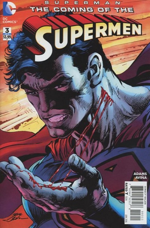 Cover of Superman: the Coming of the Supermen (2016 Ltd) #3. One of 250,000 Vintage American Comics on sale from Krypton!