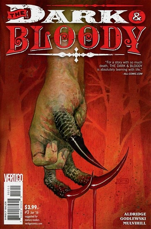 Cover of Dark & Bloody (2016 Ltd) #3. One of 250,000 Vintage American Comics on sale from Krypton!
