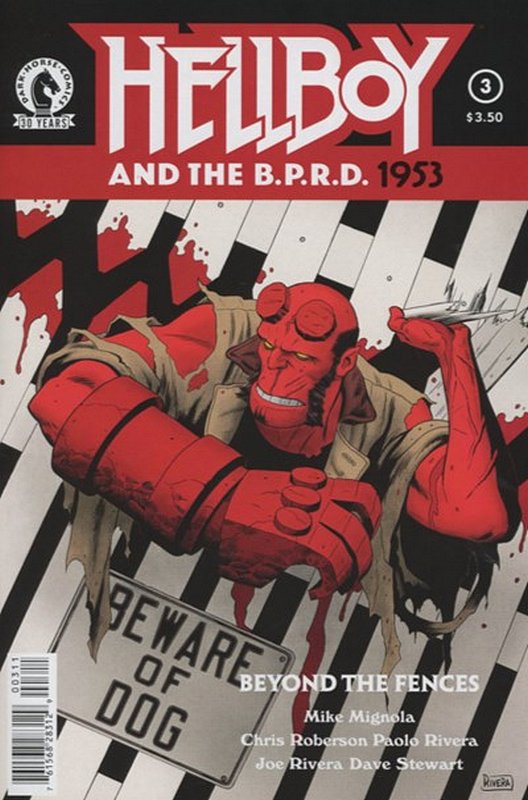 Cover of Hellboy & BPRD: 1953 Beyond The Fences (2016 Ltd) #3. One of 250,000 Vintage American Comics on sale from Krypton!