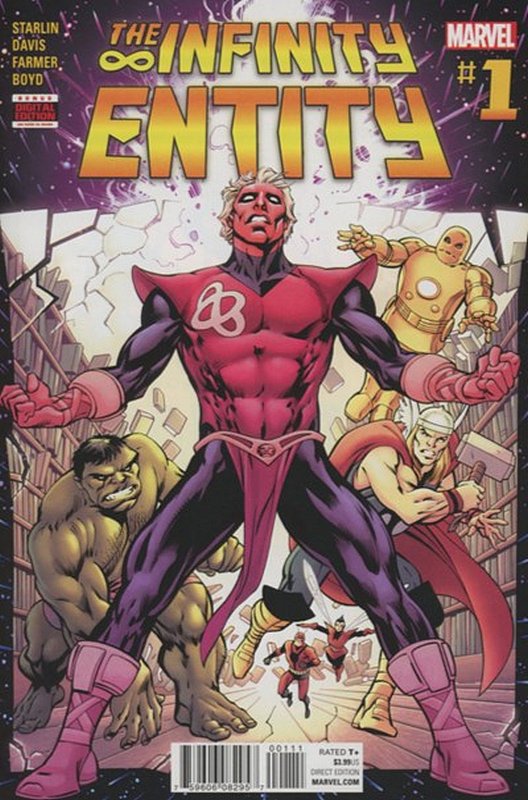 Cover of Infinity Entity (2016 Ltd) #1. One of 250,000 Vintage American Comics on sale from Krypton!
