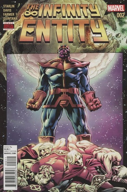 Cover of Infinity Entity (2016 Ltd) #2. One of 250,000 Vintage American Comics on sale from Krypton!