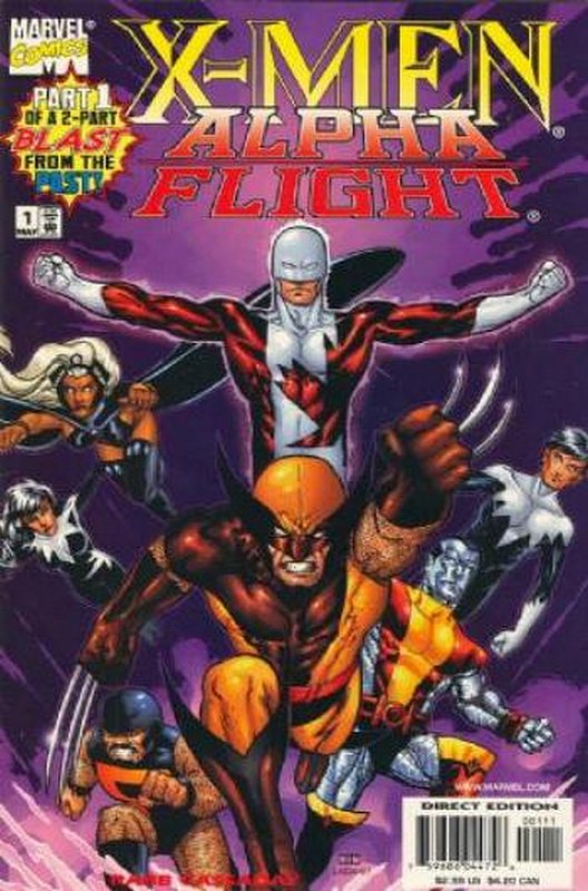 Cover of X-Men/Alpha Flight (1998 Ltd) #1. One of 250,000 Vintage American Comics on sale from Krypton!