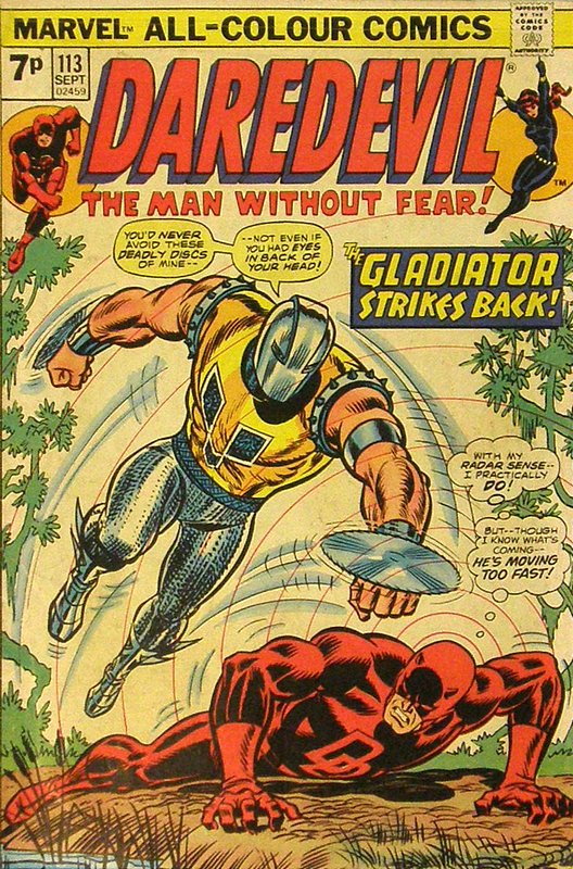 Cover of Daredevil (Vol 1) #113. One of 250,000 Vintage American Comics on sale from Krypton!