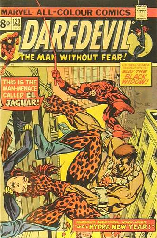 Cover of Daredevil (Vol 1) #120. One of 250,000 Vintage American Comics on sale from Krypton!