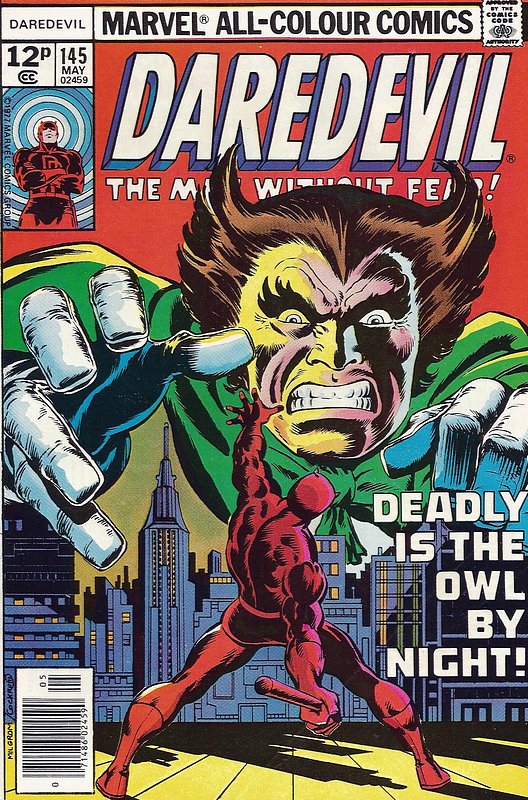 Cover of Daredevil (Vol 1) #145. One of 250,000 Vintage American Comics on sale from Krypton!