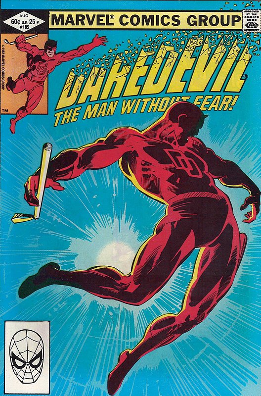Cover of Daredevil (Vol 1) #185. One of 250,000 Vintage American Comics on sale from Krypton!