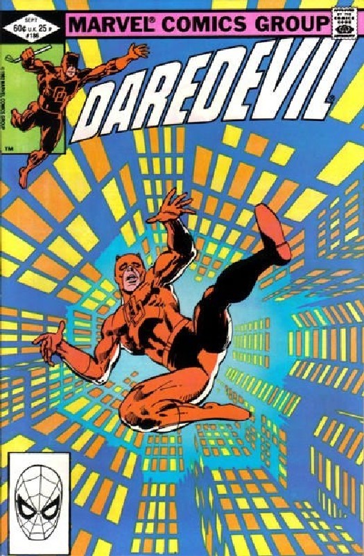 Cover of Daredevil (Vol 1) #186. One of 250,000 Vintage American Comics on sale from Krypton!