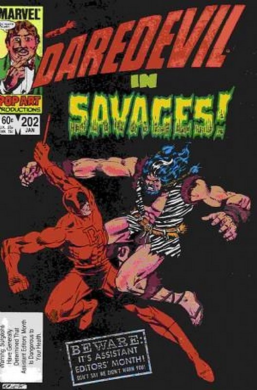 Cover of Daredevil (Vol 1) #202. One of 250,000 Vintage American Comics on sale from Krypton!