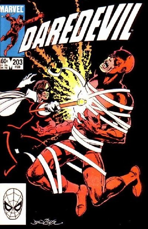 Cover of Daredevil (Vol 1) #203. One of 250,000 Vintage American Comics on sale from Krypton!