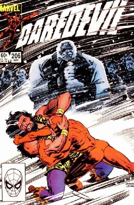 Cover of Daredevil (Vol 1) #206. One of 250,000 Vintage American Comics on sale from Krypton!