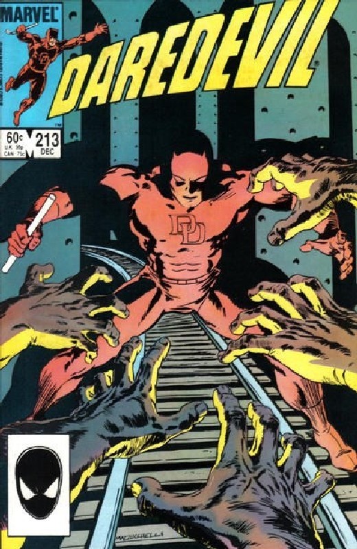 Cover of Daredevil (Vol 1) #213. One of 250,000 Vintage American Comics on sale from Krypton!