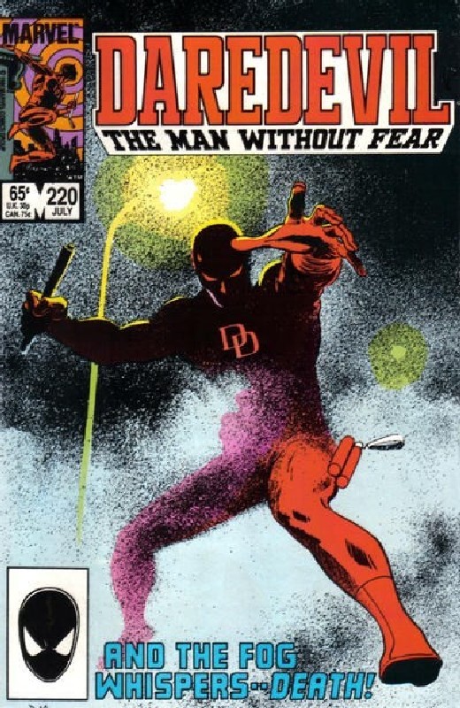 Cover of Daredevil (Vol 1) #220. One of 250,000 Vintage American Comics on sale from Krypton!