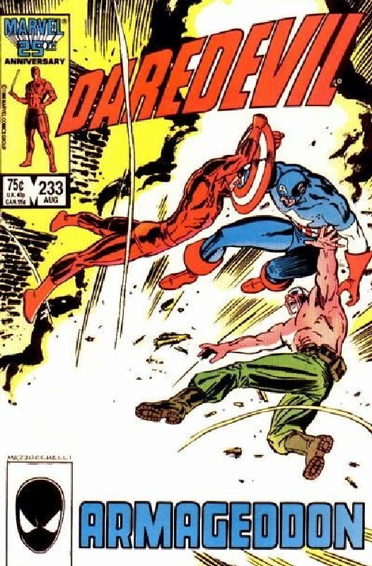 Cover of Daredevil (Vol 1) #233. One of 250,000 Vintage American Comics on sale from Krypton!