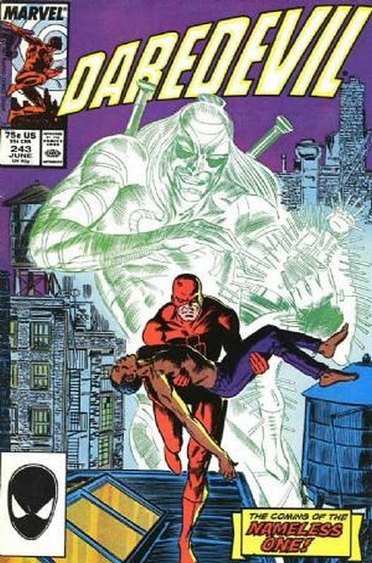 Cover of Daredevil (Vol 1) #243. One of 250,000 Vintage American Comics on sale from Krypton!