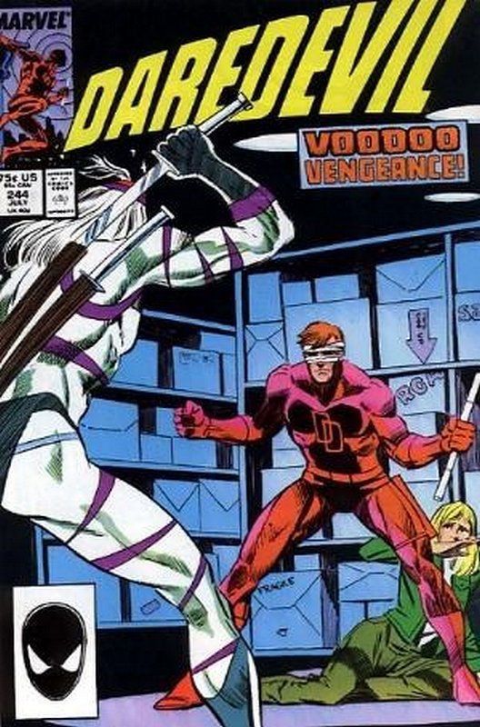 Cover of Daredevil (Vol 1) #244. One of 250,000 Vintage American Comics on sale from Krypton!