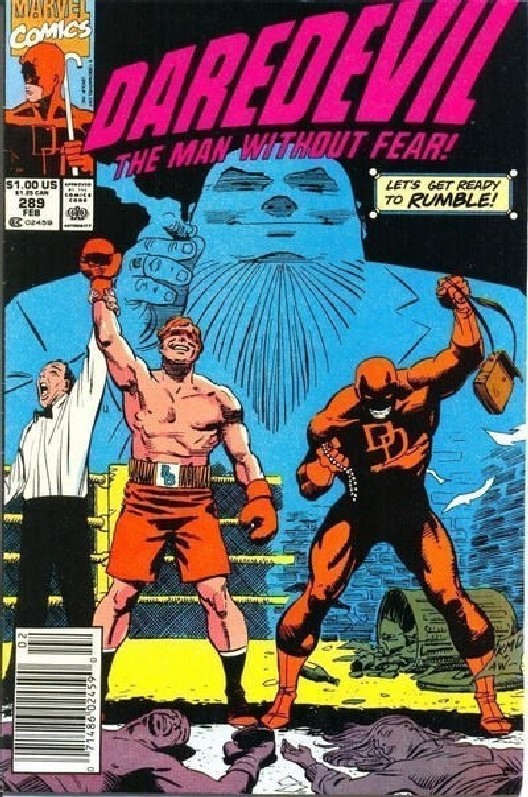 Cover of Daredevil (Vol 1) #289. One of 250,000 Vintage American Comics on sale from Krypton!