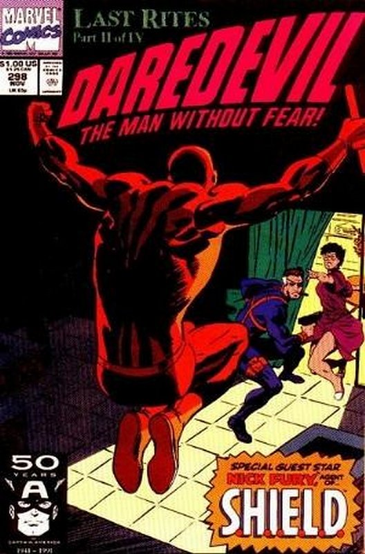 Cover of Daredevil (Vol 1) #298. One of 250,000 Vintage American Comics on sale from Krypton!