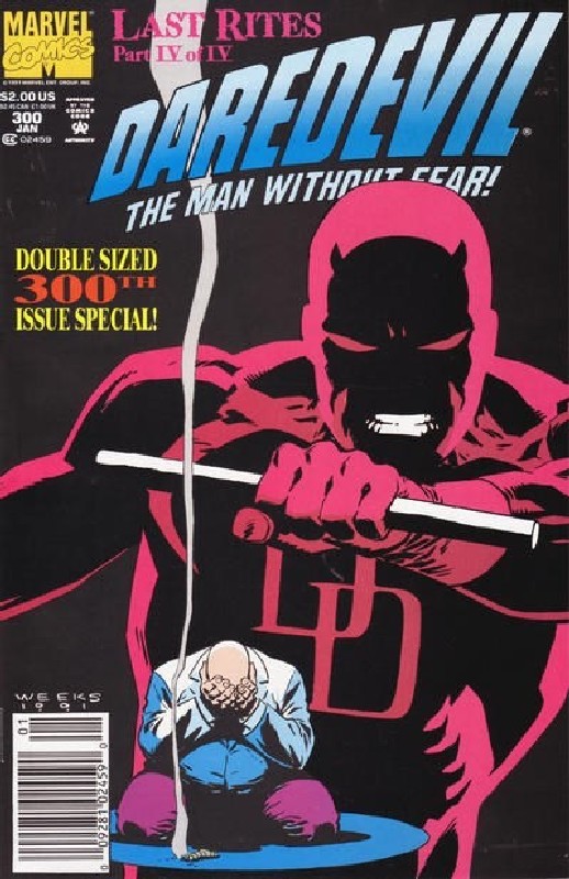 Cover of Daredevil (Vol 1) #300. One of 250,000 Vintage American Comics on sale from Krypton!