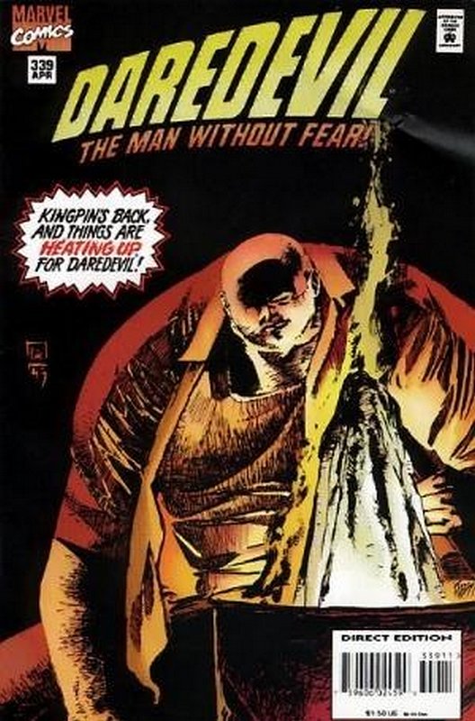 Cover of Daredevil (Vol 1) #339. One of 250,000 Vintage American Comics on sale from Krypton!