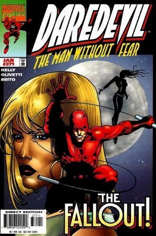 Cover of Daredevil (Vol 1) #371. One of 250,000 Vintage American Comics on sale from Krypton!