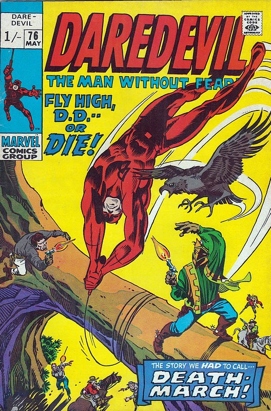 Cover of Daredevil (Vol 1) #76. One of 250,000 Vintage American Comics on sale from Krypton!