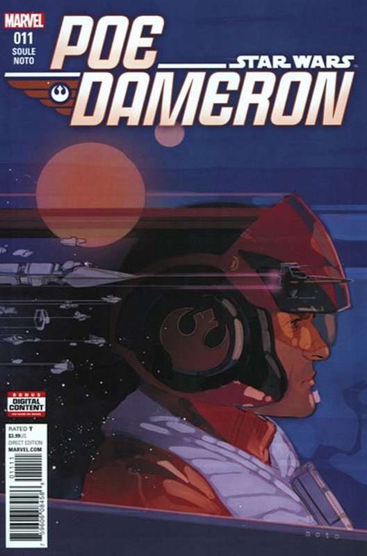 Cover of Star Wars: Poe Dameron #11. One of 250,000 Vintage American Comics on sale from Krypton!