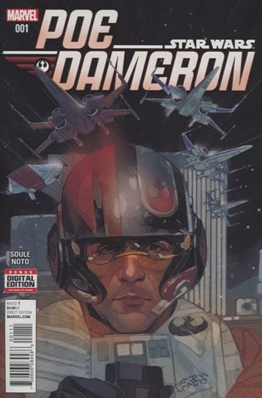 Cover of Star Wars: Poe Dameron #1. One of 250,000 Vintage American Comics on sale from Krypton!