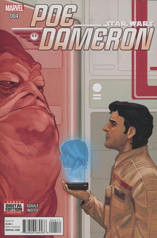 Cover of Star Wars: Poe Dameron #4. One of 250,000 Vintage American Comics on sale from Krypton!