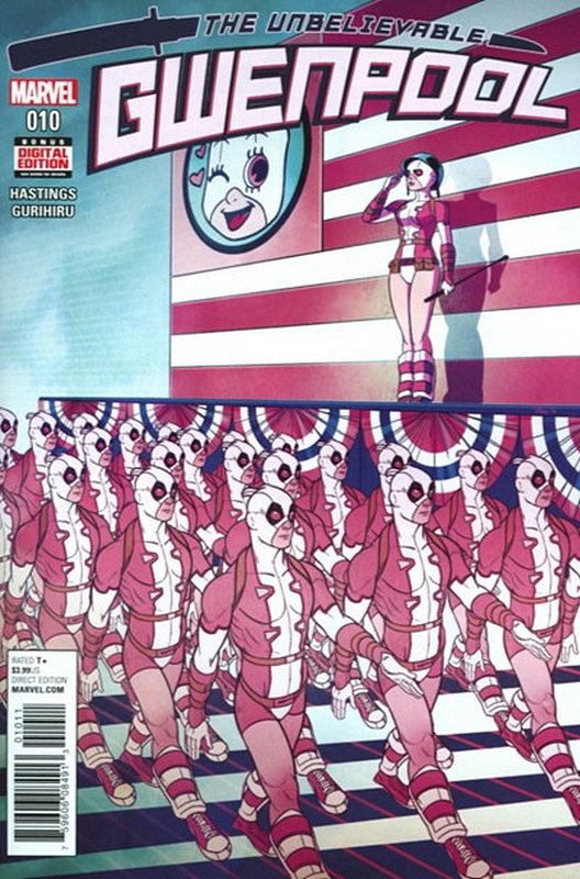 Cover of Gwenpool (Vol 1) #10. One of 250,000 Vintage American Comics on sale from Krypton!