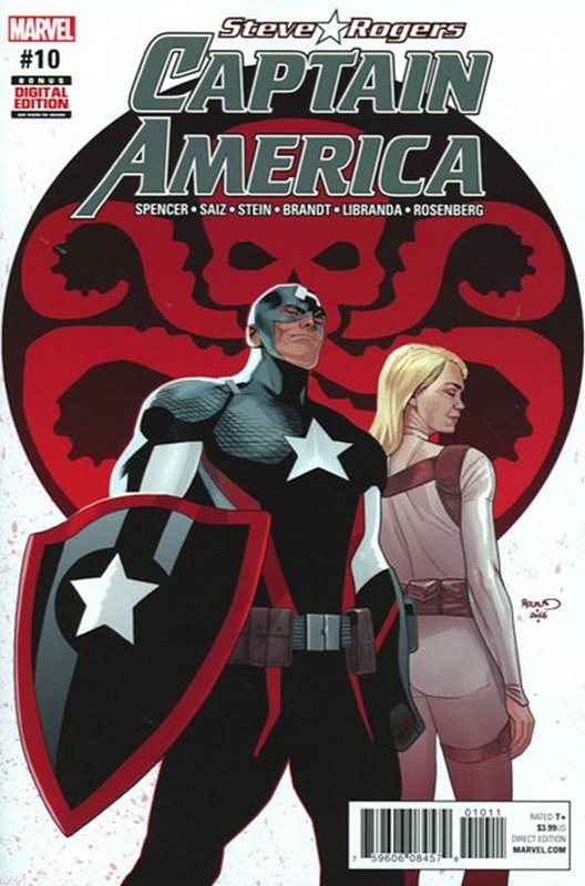 Cover of Captain America: Steve Rogers (Vol 1) #10. One of 250,000 Vintage American Comics on sale from Krypton!