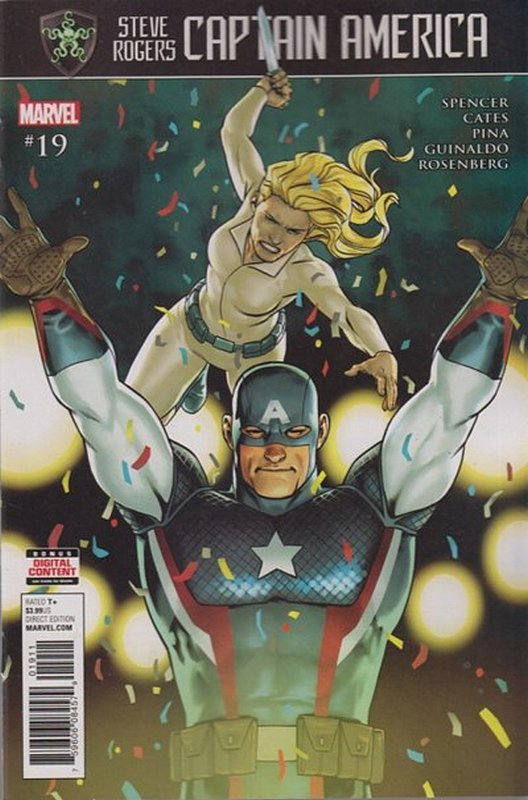 Cover of Captain America: Steve Rogers (Vol 1) #19. One of 250,000 Vintage American Comics on sale from Krypton!