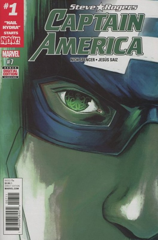 Cover of Captain America - Steve Rogers (Vol 1) #7. One of 250,000 Vintage American Comics on sale from Krypton!