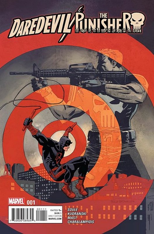 Cover of Daredevil/Punisher (2016 Ltd) #1. One of 250,000 Vintage American Comics on sale from Krypton!