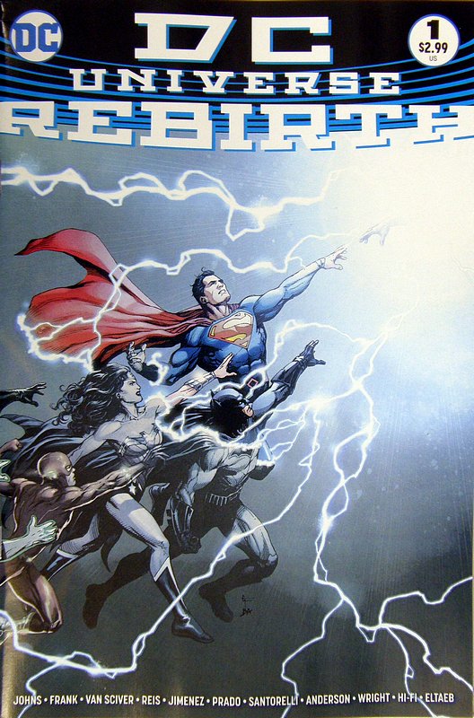 Cover of DC Universe: Rebirth (2016 One Shot) #1. One of 250,000 Vintage American Comics on sale from Krypton!