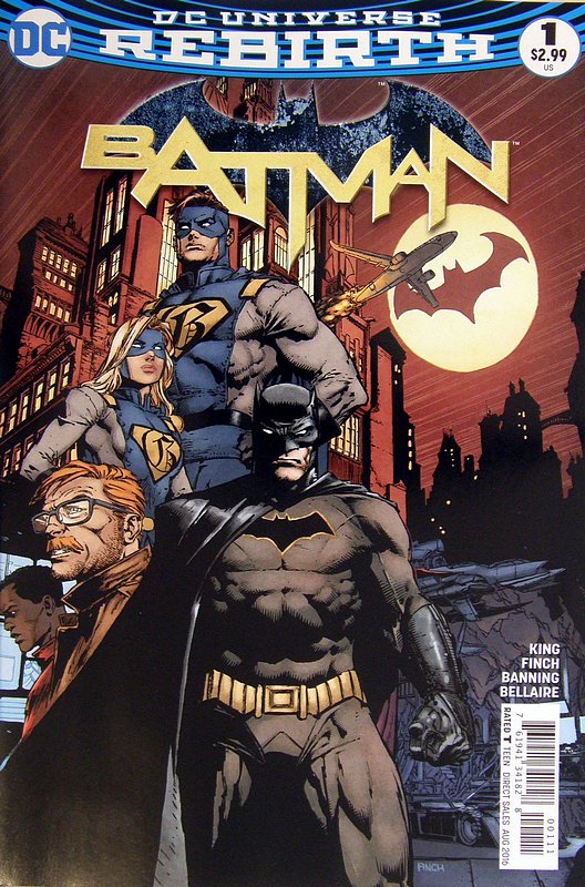 Cover of Batman (Vol 3) #1. One of 250,000 Vintage American Comics on sale from Krypton!