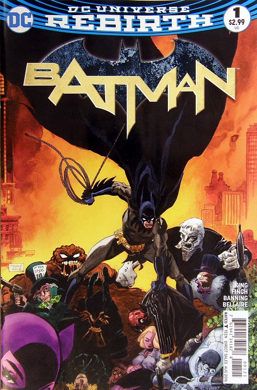 Cover of Batman (Vol 3) #1. One of 250,000 Vintage American Comics on sale from Krypton!