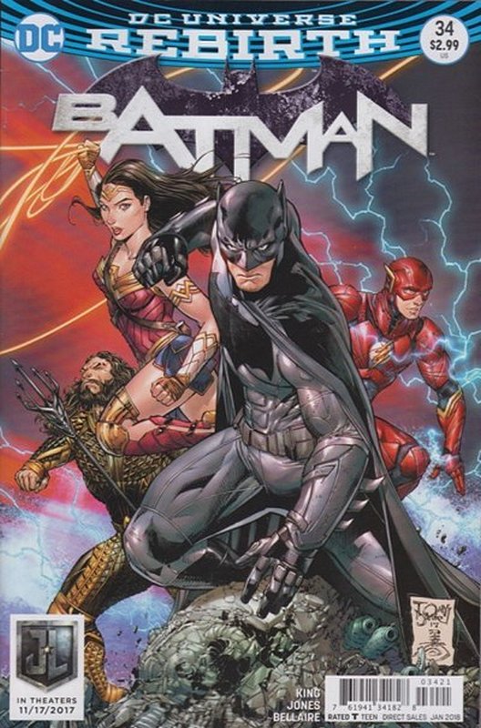 Cover of Batman (Vol 3) #34. One of 250,000 Vintage American Comics on sale from Krypton!