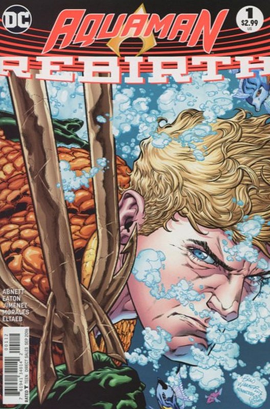 Cover of Aquaman: Rebirth (2016 One Shot) #1. One of 250,000 Vintage American Comics on sale from Krypton!