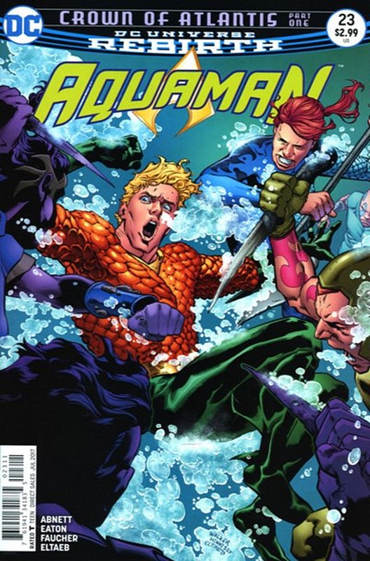 Cover of Aquaman (Vol 6) #23. One of 250,000 Vintage American Comics on sale from Krypton!