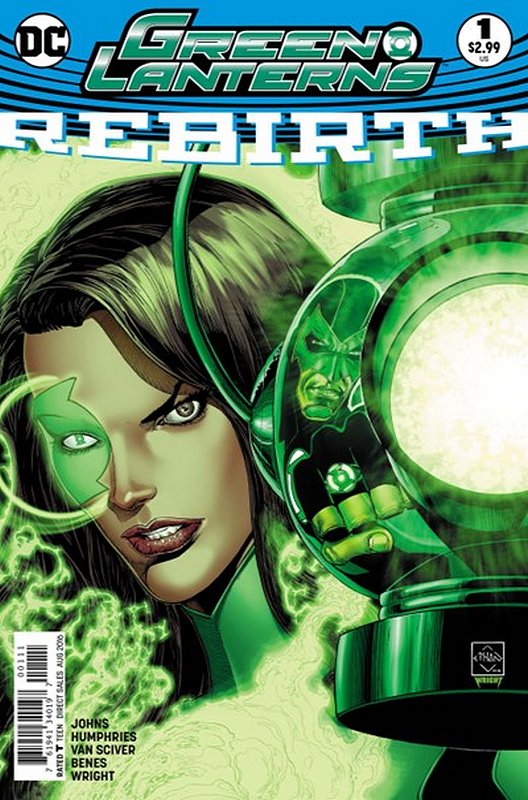 Cover of Green Lanterns: Rebirth (2016 One Shot) #1. One of 250,000 Vintage American Comics on sale from Krypton!