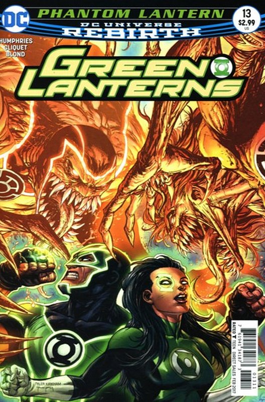 Cover of Green Lanterns (Vol 1) #13. One of 250,000 Vintage American Comics on sale from Krypton!