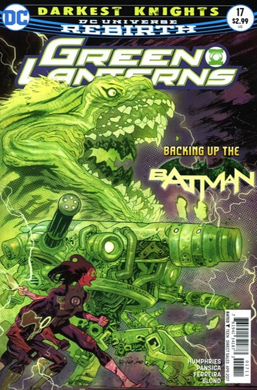 Cover of Green Lanterns (Vol 1) #17. One of 250,000 Vintage American Comics on sale from Krypton!