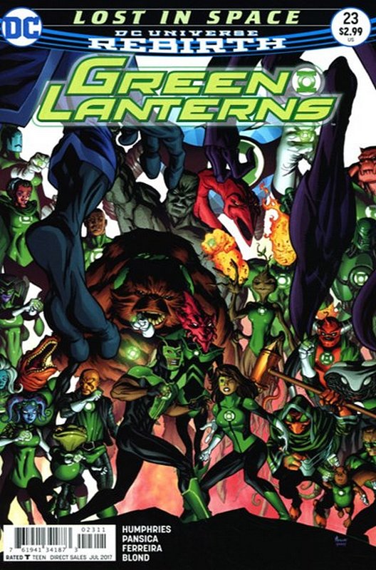 Cover of Green Lanterns (Vol 1) #23. One of 250,000 Vintage American Comics on sale from Krypton!