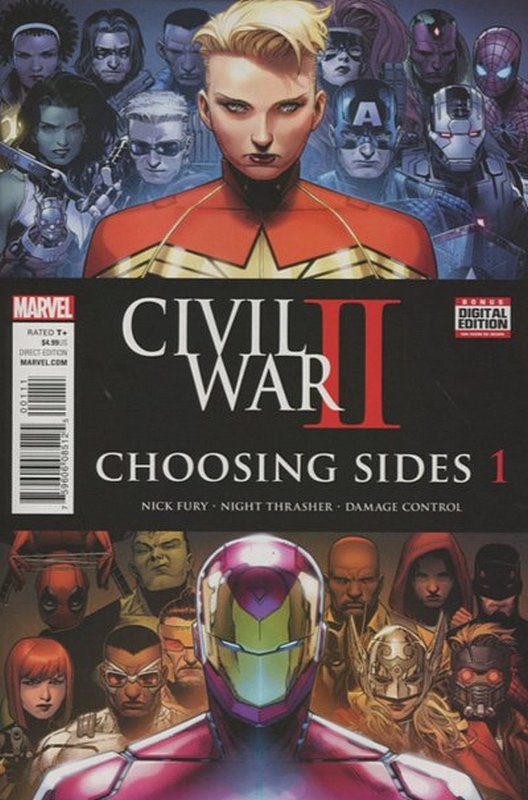 Cover of Civil War II Choosing Sides (2016 Ltd) #1. One of 250,000 Vintage American Comics on sale from Krypton!